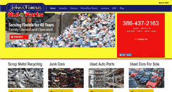 Desktop Screenshot of johnsfamousautoparts.com